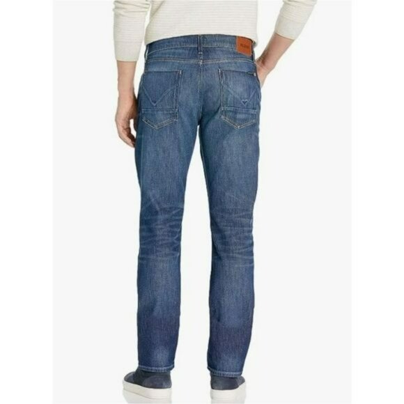 Hudson Blake Slim Straight Jeans 34 Mens Denim Pants 98% Cotton & 2% Elastane - Picture 2 of 13